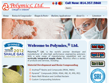 Tablet Screenshot of polymics.com